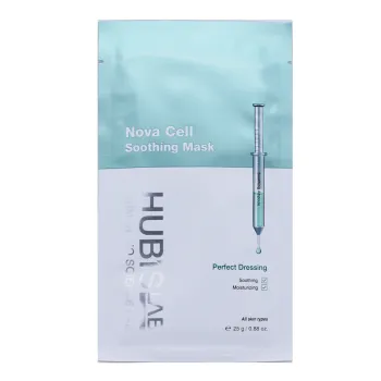 HUBISLAB e+ Epiderma Nova Cell Soothing Mask | Soothing Mask with Aloe and Witch Hazel 5 pcs × 35 g