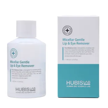 HUBISLAB Micellar Gentle Lip & Eye Remover | Gentle Micellar Cleanser 200 ml